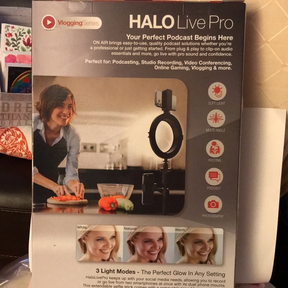 Halo Live pro The media stationseries dual phone mount selfie stick tripod - Picture 5 of 5